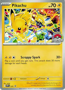 Pikachu - (World Championship 2025) SV: Scarlet & Violet Promo Cards 225 NM - Image 1