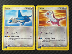Pokemon Latias 014 Latios 015 Black Star Promo Pair cards E-reader LP - Image 1