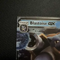 Pokemon TCG Blastoise GX Holo Ultra Rare Card Unbroken Bonds 35/214 - Image 2