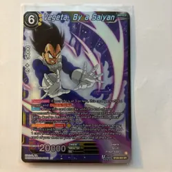 Dragon Ball Super Card Game Vegeta, By A Saiyan Foil BT29-063 SR Near Mint - Image 3