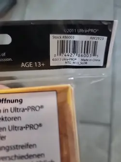 ULTRA PRO MAGIC THE GATHERING CARD SUPPLIES SIDE LOADING DECK BOX NICOL BOLAS - Image 4