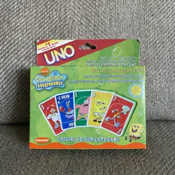 UNO SpongeBob Deluxe Collector Tin Cards NEW Nice Box Complete Set - Image 2
