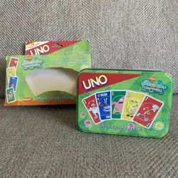 UNO SpongeBob Deluxe Collector Tin Cards NEW Nice Box Complete Set - Image 5
