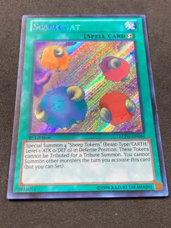 Scapegoat LCJW-EN066 Secret Rare 1st Edition YuGiOh Card NM - Image 2