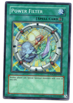 Power Filter TDGS-EN058 Unlimited Super Rare MP Yugoh / Yu-Gi-Oh! Card - Image 1