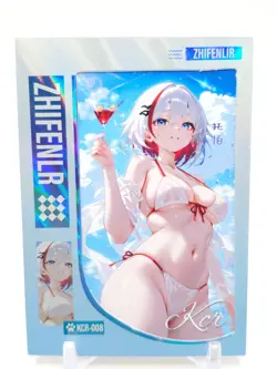 Happy Together - Anime Waifu KCR Trading Card - Topaz - Image 1
