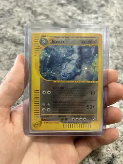 Steelix #H23/H32 Pokemon Aquapolis Holographic Card, Mild/Lightly Played - Image 3