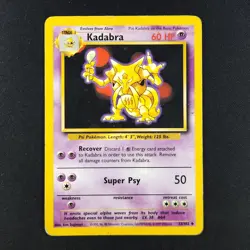 Kadabra 32/102 - Base Set - Pokemon Card - Image 5