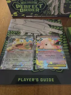 Pokemon Tcg Perfect Order EMPTY etb With PROMO & Extra Cards & Accessories - Image 4