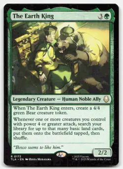 The Earth King Avatar The Last Airbender TLA 172 R MTG NM - Image 1