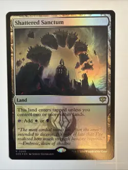 Shattered Sanctum 260 FOIL R Secrets of Strixhaven Magic: The Gathering NM MTG - Image 1