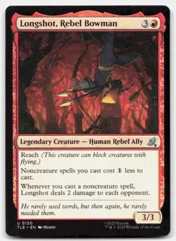 Longshot, Rebel Bowman Avatar The Last Airbender TLE 120 U MTG NM - Image 1