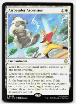 Airbender Ascension (Extended Art) Avatar The Last Airbender TLA 364 R MTG NM - Image 1