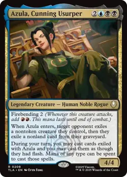 Azula, Cunning Usurper Avatar The Last Airbender TLA 208 R MTG NM - Image 1