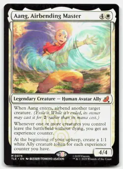 Aang, Airbending Master Avatar The Last Airbender TLE 74 M MTG NM - Image 1