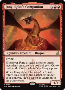 Fang, Roku's Companion Avatar The Last Airbender TLE 115 R MTG NM - Image 1