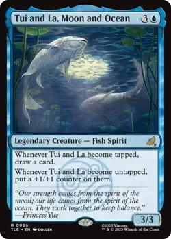 Tui and La, Moon and Ocean Avatar The Last Airbender TLE 96 R MTG NM - Image 1