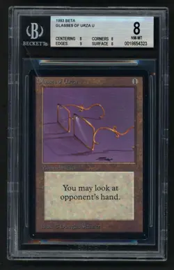***BGS 8 Beta Glasses of Urza*** MTG Beta Magic Kid Icarus - Image 1