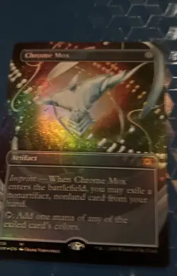 Magic the gathering Chrome Mox (Borderless) Double Masters Foil!!! #358 - Image 1