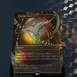 Magic the gathering Chrome Mox (Borderless) Double Masters Foil!!! #358 - Image 2