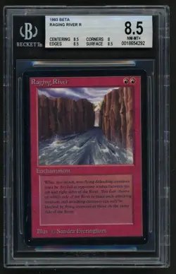 ***BGS 8.5 Beta Raging River*** MTG Beta Magic Kid Icarus - Image 1
