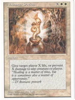 Magic: The Gathering (MTG 4th Edition) - Alabaster Potion - Image 1