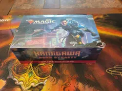 WOTC MTG Neon Dynasty Kamigawa Draft Box English new sealed minor tear Rudy - Image 1