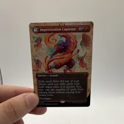 Magic: The Gathering Improvisation Capstone 0294 SOS Red Sorcery borderless 2026 - Image 1