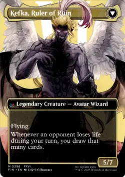 MTG Kefka, Court Mage (0398) (Borderless) Normal NM FINAL FANTASY Magic 398 - Image 2