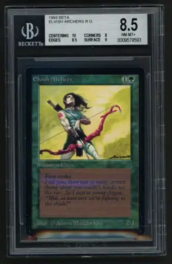 ***BGS 8.5 Beta Elvish Archers*** MTG Beta Magic Kid Icarus - Image 1