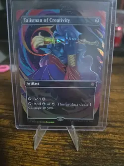 Talisman of Creativity (Borderless) [Foil NM - Commander: Secrets of Strixhav... - Image 1