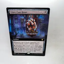 Glass-Cast Heart Extended Art Innistrad Crimson Vow Magic The Gathering - Image 1