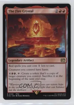 The Fire Crystal Foil Magic: Final Fantasy FIN #0135 - Image 1
