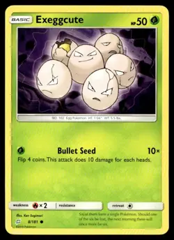 Exeggcute SM - Team Up 8/181 MP Pokemon TCG | Buy 10 Get 10 Free - Image 1