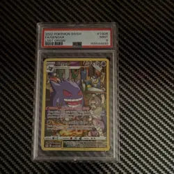 Pokemon TCG Gengar TG06/TG30 Lost Origin Trainer Gallery Full Art Holo PSA 9 - Image 1
