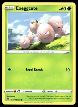Exeggcute SWSH04: Vivid Voltage 004/185 MP Pokemon TCG | Buy 10 Get 10 Free - Image 1