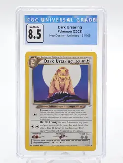 DARK URSARING 2002 POKEMON NEO DESTINY UNLIMITED #21/105 CGC 8.5 Q5677 - Image 1