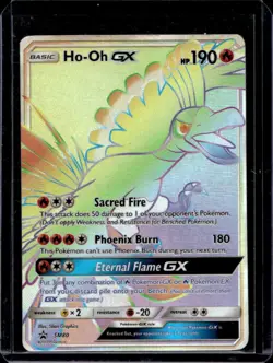 2016-19 Pokemon SM Black Star Promos Ho-Oh #SM80 - Image 1