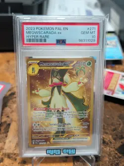 2023 Pokemon Pal EN-Paldea Evolved Hyper Rare Meowscarada EX #271 PSA 10 - Image 1