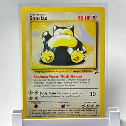 Pokemon TCG - Snorlax 030/130 Base Set 2 Regular - NM - Image 1