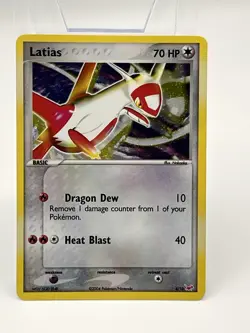 Pokemon TCG Latias 4/10 EX Trainer Kit 1 Common Holo 70HP Dragon Dew Heat Blast - Image 1