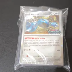 Pokemon Temporal Forces sealed deck Metang Holo promo- English Standard - Image 1