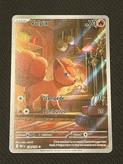 Pokemon TCG Mega Evolution 138/132 Vulpix Illustration Rare - NM - Image 1