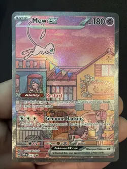 Pokemon TCG Mew EX 053 Holo Black Star Promo Scarlet & Violet 151 MP - Image 1