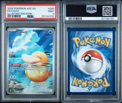 2026 Pokemon ME: Ascended Heroes - Psyduck 226/217 Illustration Rare Holo PSA 9 - Image 4