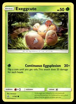 Exeggcute SM - Ultra Prism 1/156 MP Pokemon TCG | Buy 10 Get 10 Free - Image 1