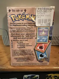 Pokemon TCG Fossil Lockdown Starter Deck New Factory Sealed 1999 - Image 2