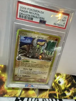2006 Pinsir Rev Foil Dragon Frontiers Stamped 09 PSA 6 Pokemon - Image 2