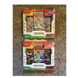 2 Pokemon First Partner Illustration Collection Series 1 Box - Image 1