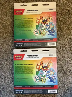 2 Pokemon First Partner Illustration Collection Series 1 Box - Image 2